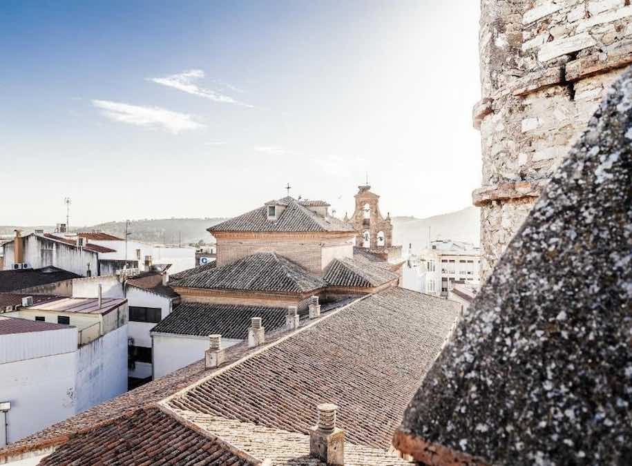 Uitzicht over Zafra