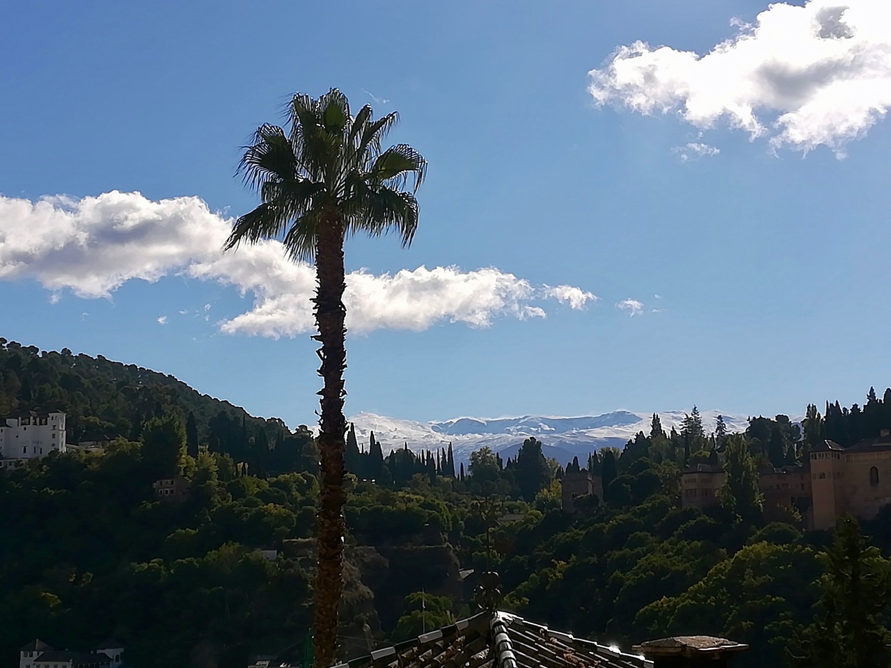 Zicht op de Sierra Nevada