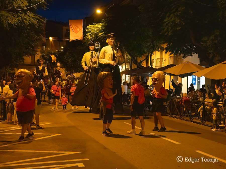 Optocht in Falset