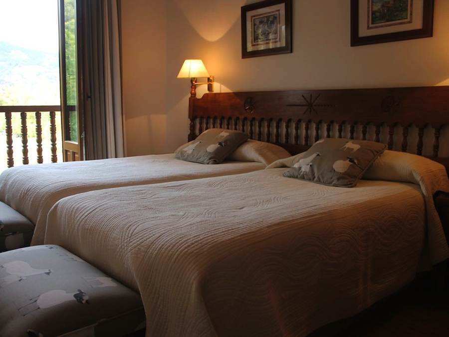 tweepersoonskamer, hotel Picos de Europa