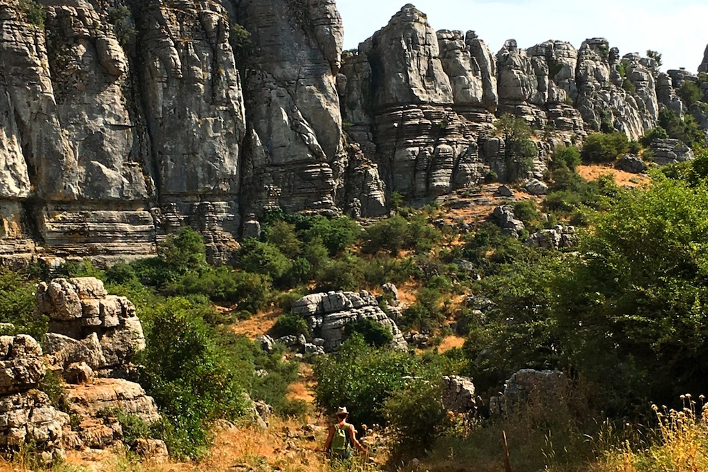 Anne van Ardanza wandelt bij El Torcal