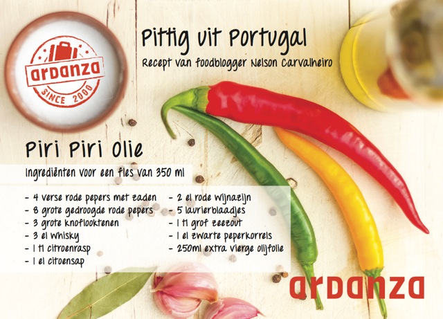 Piripiri olie uit Portugal!