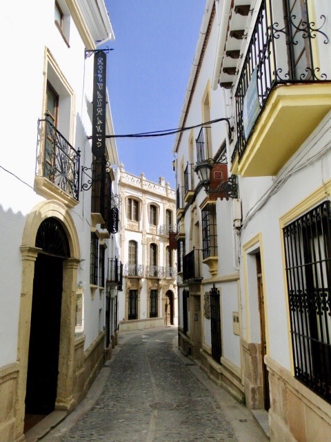Een straatje in Sevilla