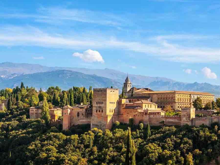 Het Alhambra in Granada