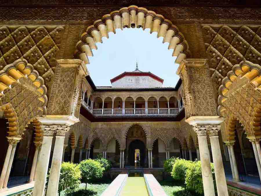 Het Alcázar in Sevilla, Moors erfgoed