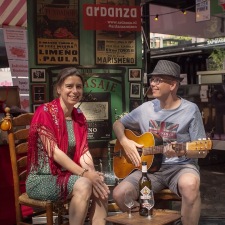 Stijn en Leandra op de Spaanse dag Utrecht