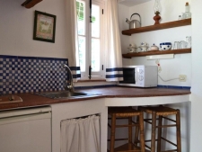 keuken van een van de appartementen