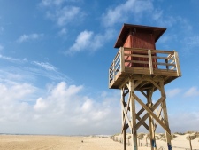 Het strand van El Palmar