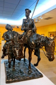 Don Quijote in het museum van Colmenar