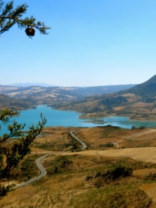 Het meer bij Zahara de la Sierra