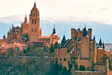 Zicht op Segovia
