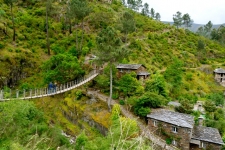 Het leistenen dorpje Piodao in de Serra da Estrela