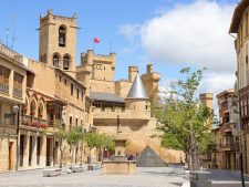 Olite in Navarra, Spain
