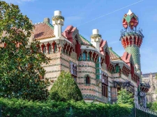 Het Capricho paleis van Gaudí in  Comillas