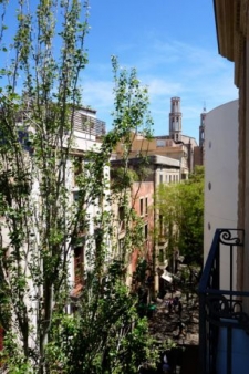 Uitzicht vanuit het appartement in El Born