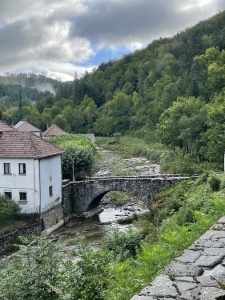 Vanuit het hotel, Noord Navarra